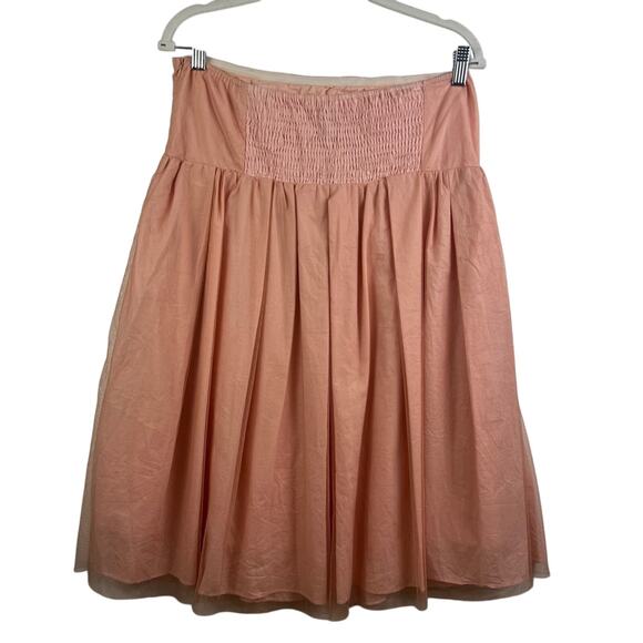 New Fairycore RYU Strapless 3D Floral Applique Rhinestone Mini Dress Large Mesh - Picture 8 of 14